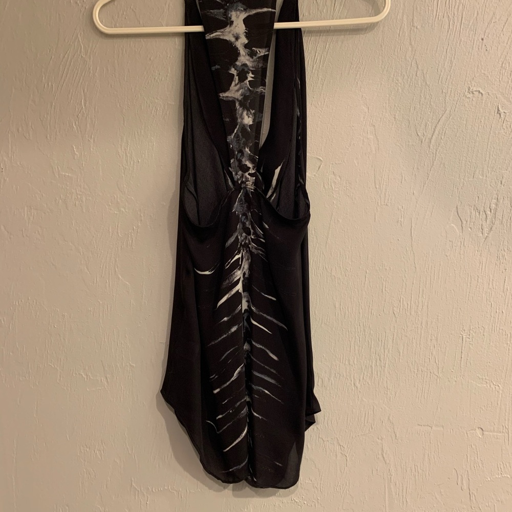 Haute Hippie Tback Draped Silk Top. - Picture 3 of 3